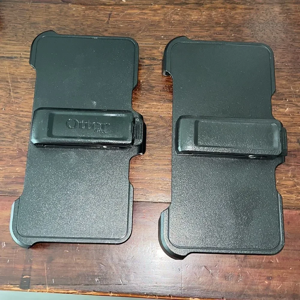 2-black phone belt clips holster for Otterbox case iPhone 6S plus